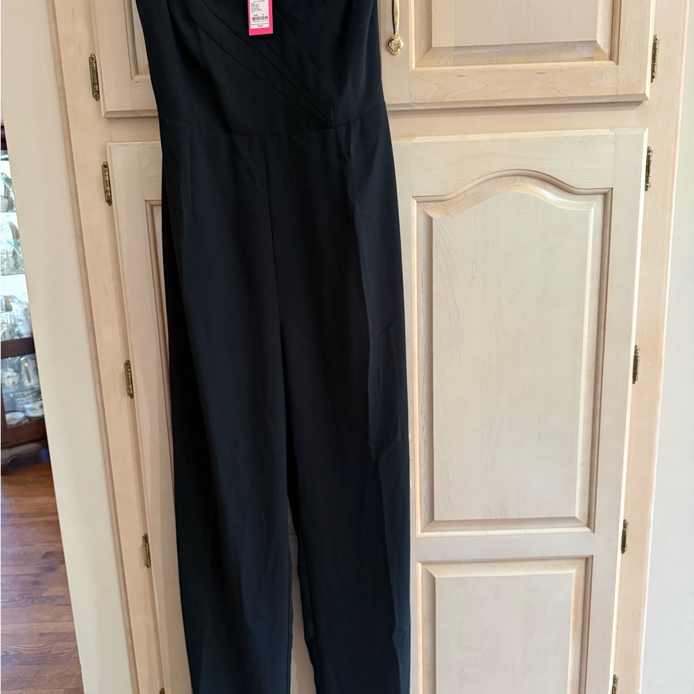 Lilly Pulitzer Black Wide-Leg Jumpsuit